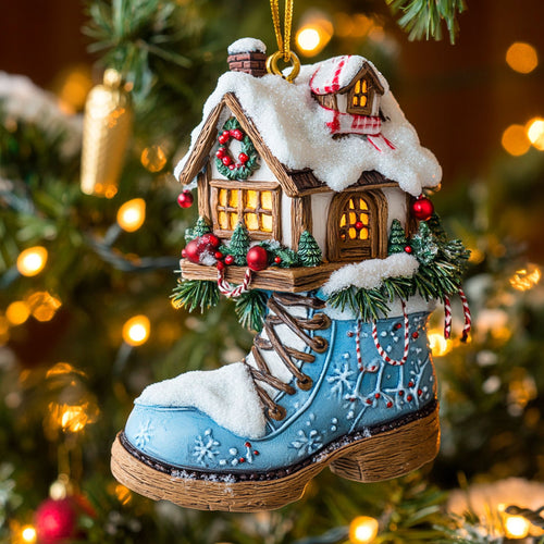 Christmas Boot House CW2611040CL Christmas Ornament