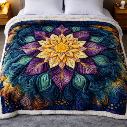 Blooming Lotus QA2901003CL Faux Fur Throw Blanket
