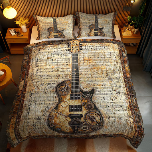 Steampunk Guitar Symphony WN1003115CL Duvet Cover Set