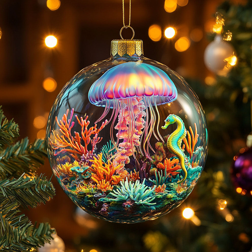 Ocean Jellyfish CW2511038CL Christmas Ornament