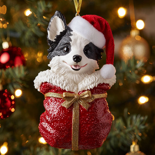 Merry Collie CP0312065CL Christmas Ornament