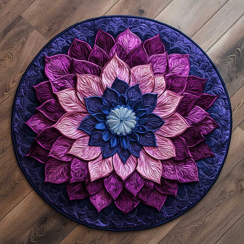Lush Dahlia WN2904085CL Quilted Round Mat