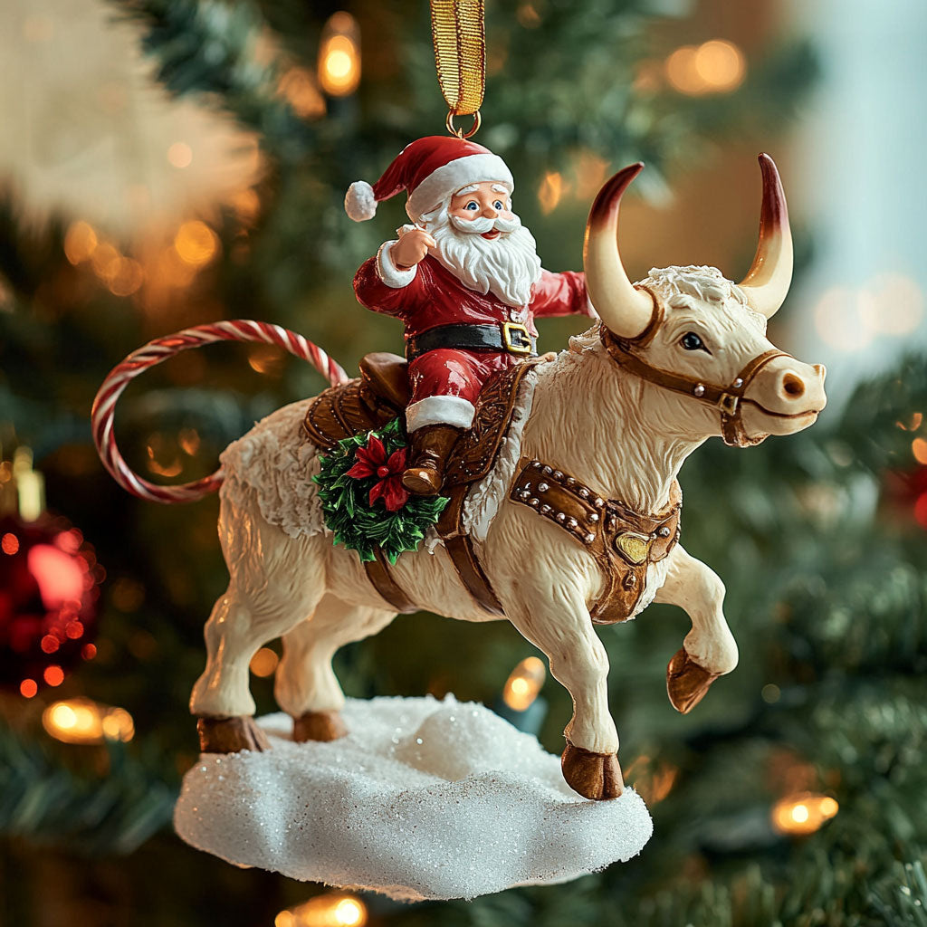 Cowboy Claus CP0312188CL Christmas Ornament