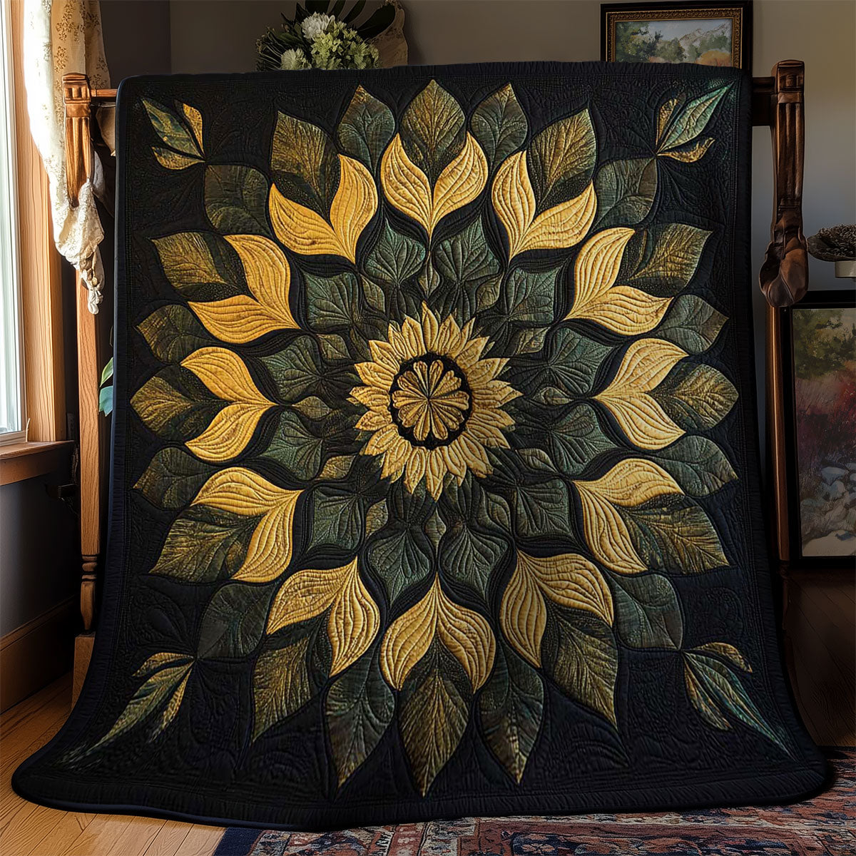 Golden Bloom WN1303051CL Quilt