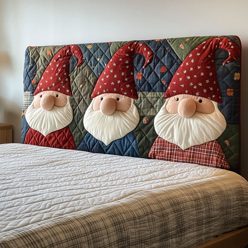 Frosty Gnomes CP0901058CL Quilted Headboard Slipcover