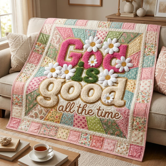 God Is Good All The Time XR2104010CL Quilt