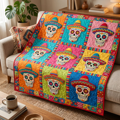 Feliz Calaveras XR1804002CL Quilt