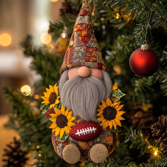 Sunflower Gnome WN2511036CL Christmas Ornament