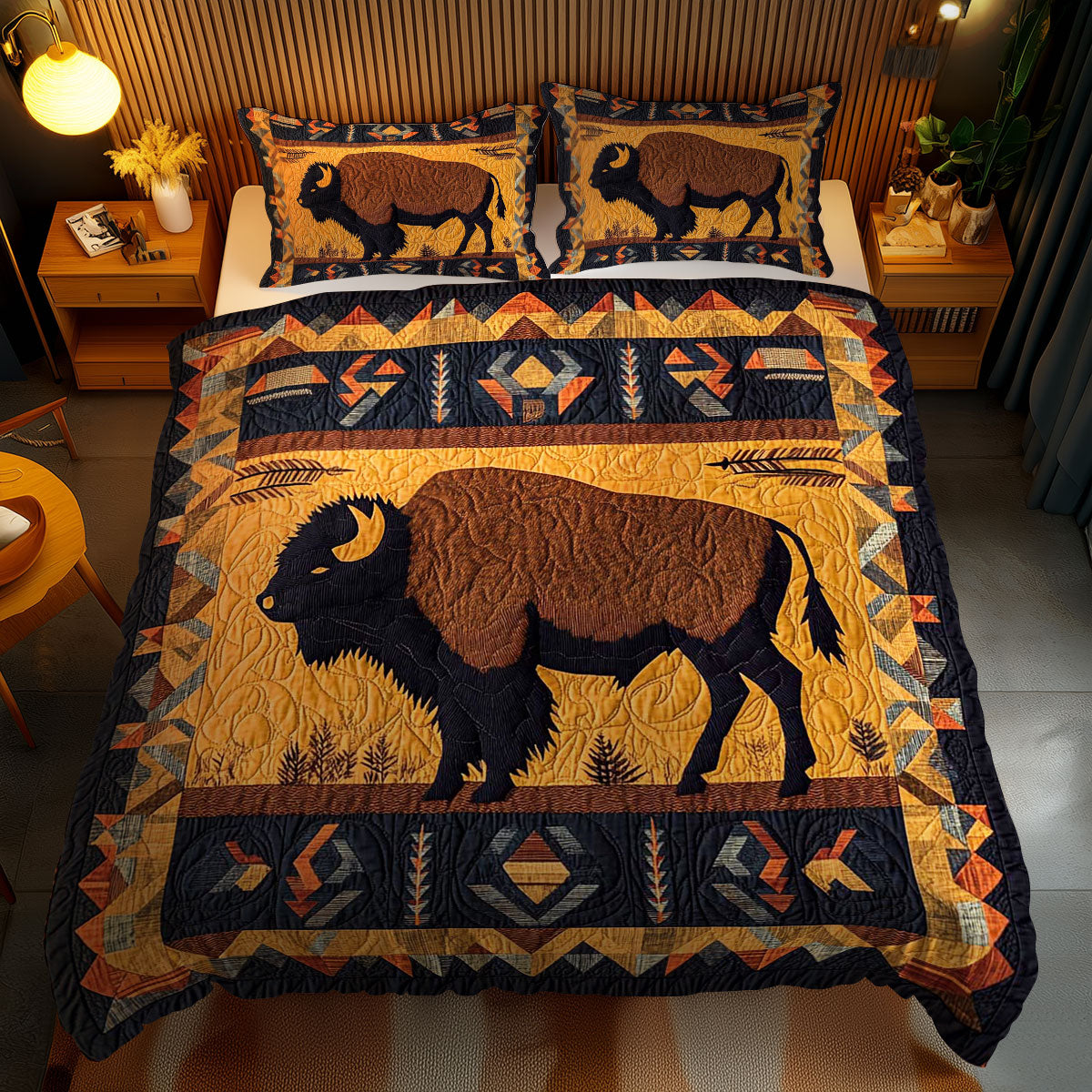 Golden Bison WN0702074CL Duvet Cover Set