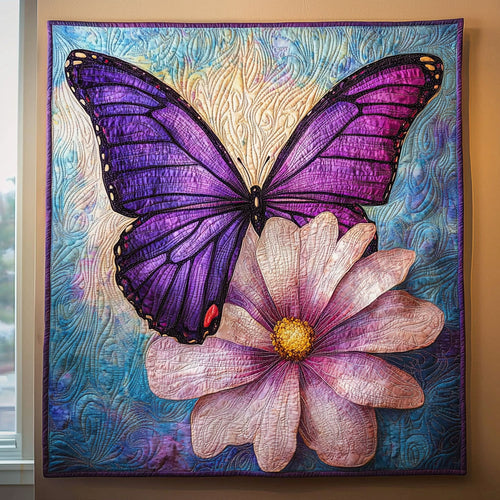 Violet Spirit Butterfly QA1601008CL Quilt