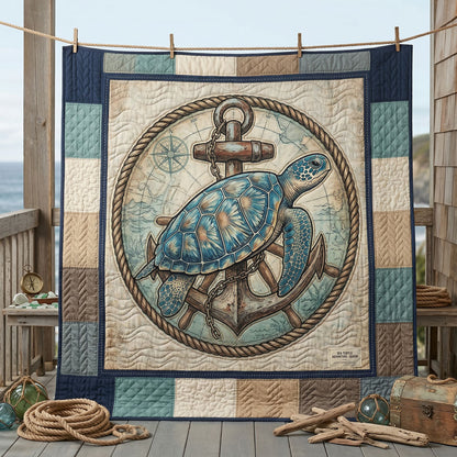 Nautical Turtle Compass WN1805005CL Quilt