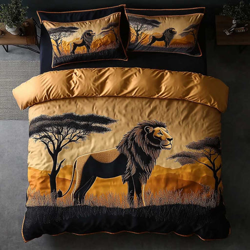 African Lion Strength WN0503058CL Duvet Cover Set