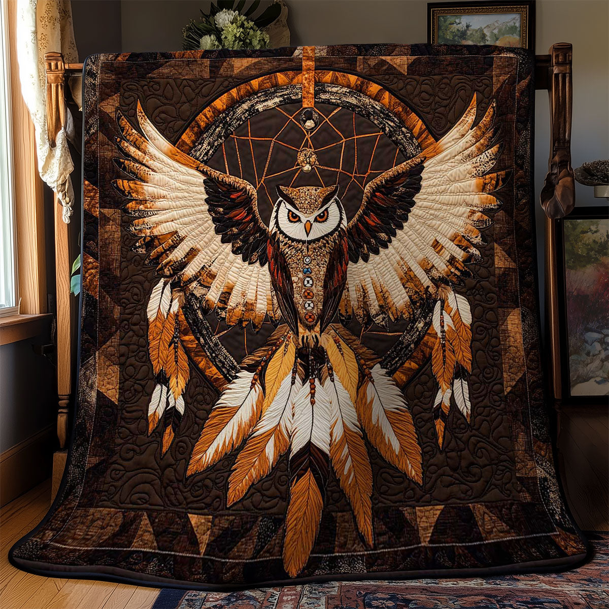 Mystic Owl Wings WN2301038CL Quilt