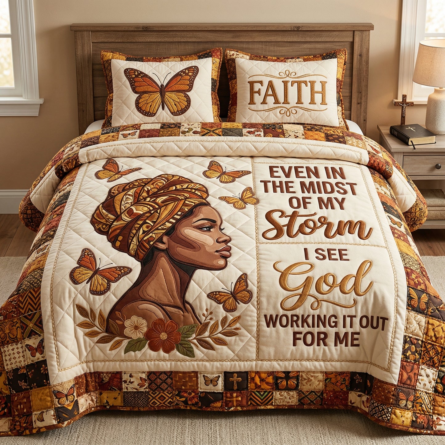 Even In The Midst Of My Storm XR0904006CL Duvet Cover Set