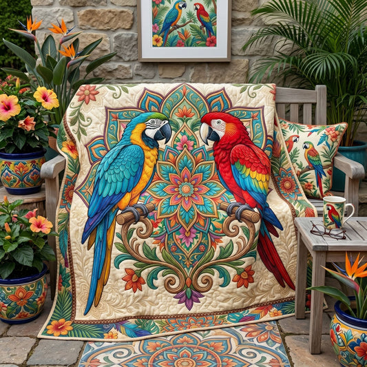 Tropical Parrot Harmony WN2506015CL Quilt