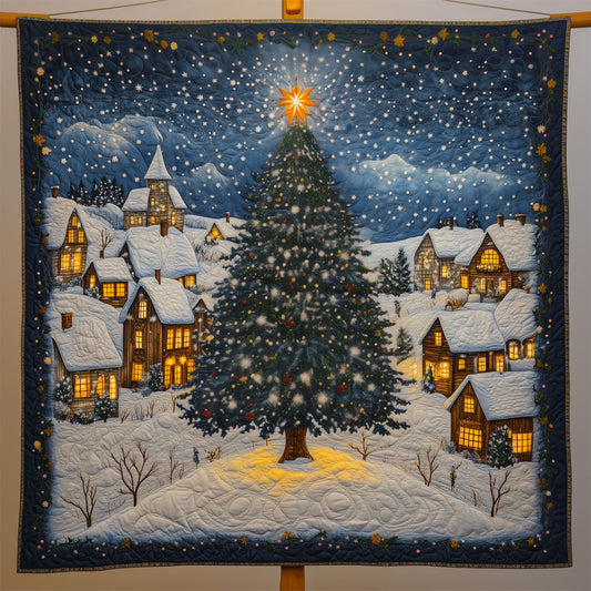 Christmas Tree In The Village LT2709008CL Quilt