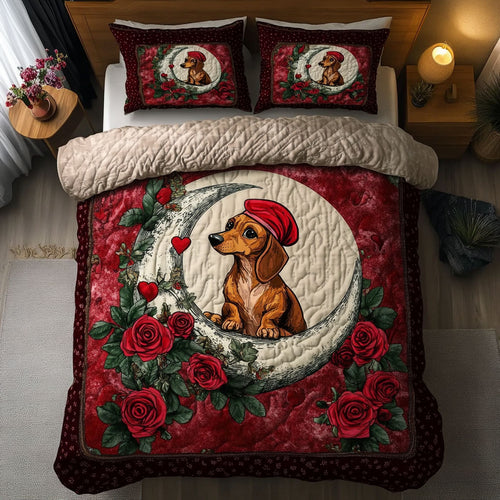 Blooming Dachshund WN1701007CL Duvet Cover Set