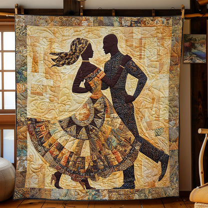 Vibrant African Couple WN0703068CL Quilt