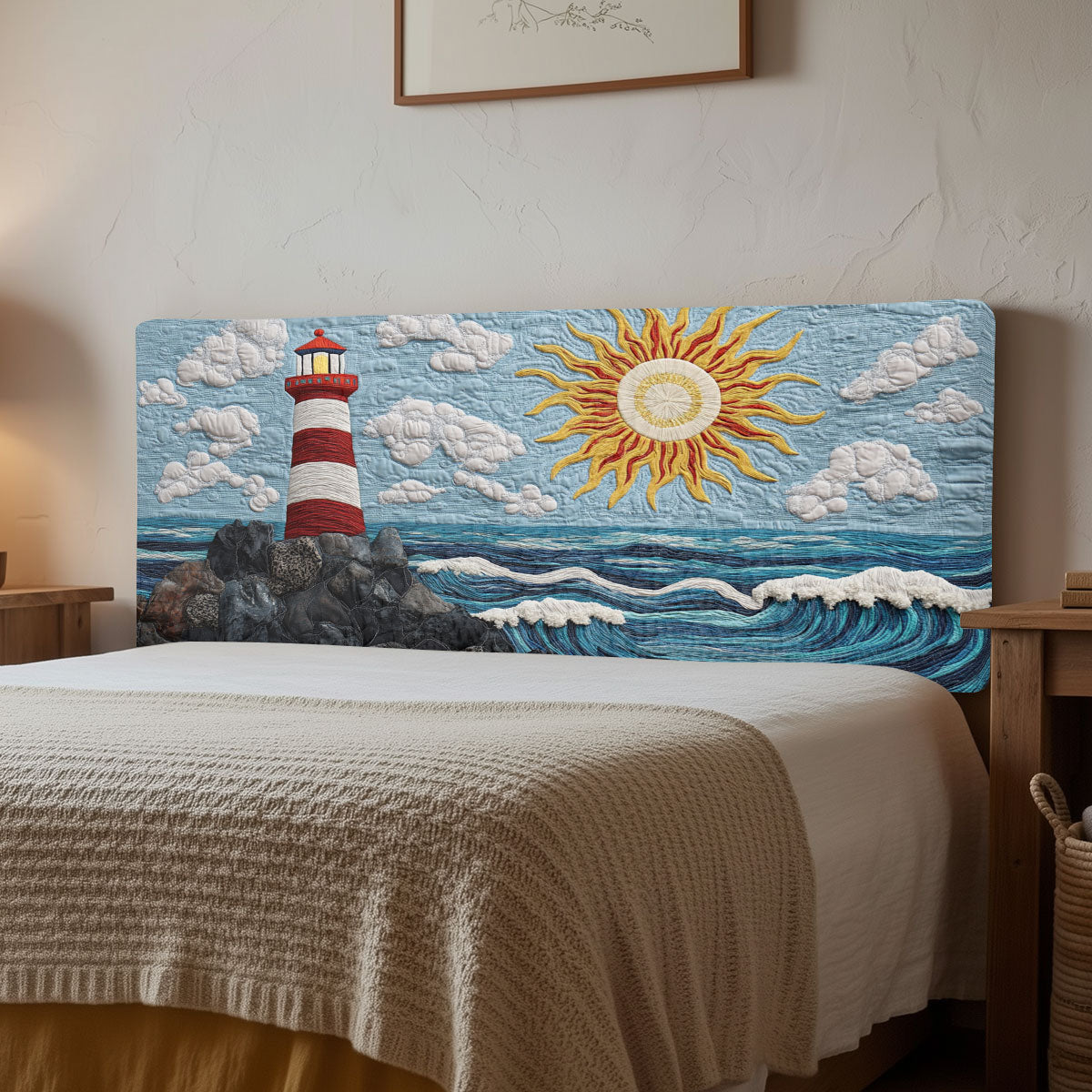 Lighthouse Sunray CW1512020CL Quilted Headboard Slipcover