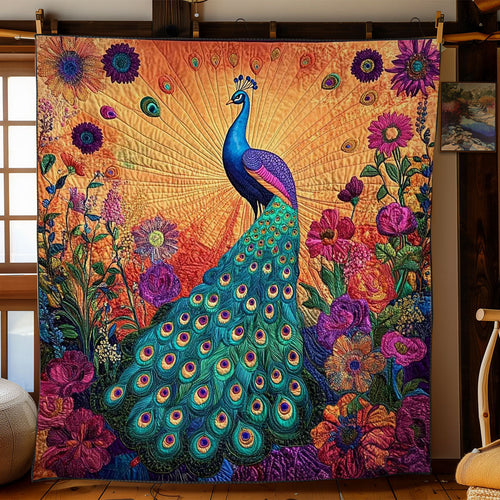 Enchanted Peacock WN1102016CL Quilt