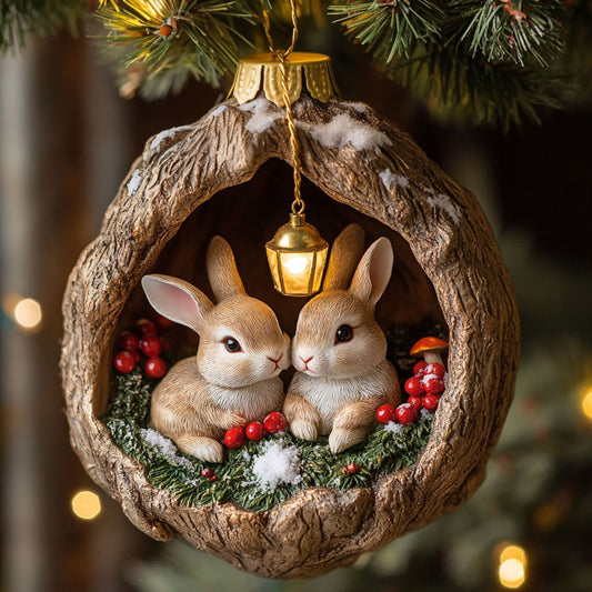 Berry Bunnies CP0312208CL Christmas Ornament