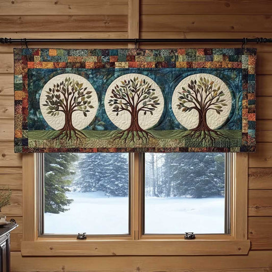 Ancient Tree Of Life WN1403090CL Quilted Valance