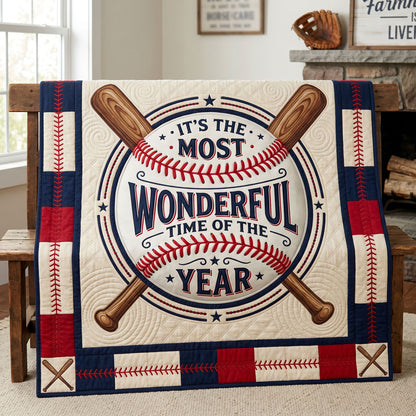 Wonderful Time At The Ballpark WN3005015CL Quilt