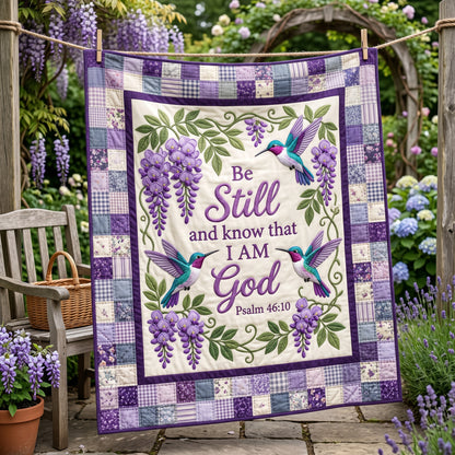 Be Still Wisteria XR2004024CL Quilt