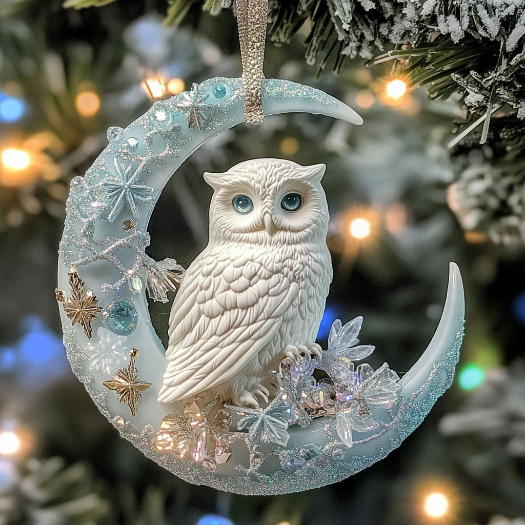Lunar Owl CP0512035CL Christmas Ornament