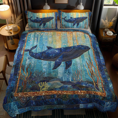 Blue Whales Symphony WN0803077CL Duvet Cover Set