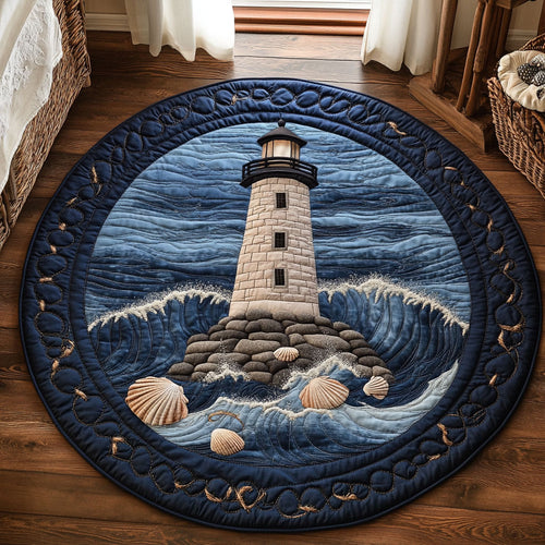 Maritime Circle CP1601044CL Quilted Round Mat