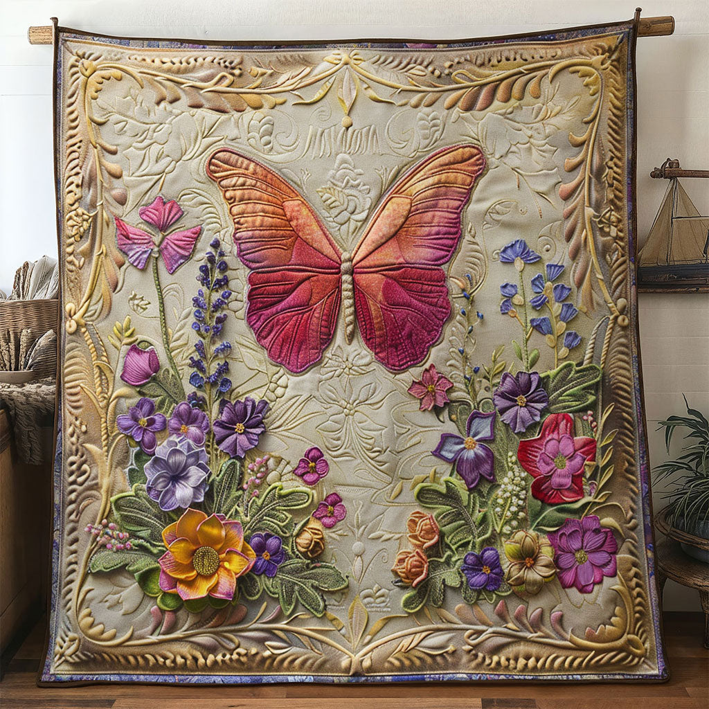 Spring Butterfly WN1201067CL Quilt