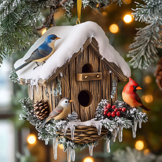 Bird Nest CW2611002CL Christmas Ornament