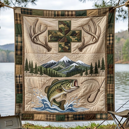 Camo Mountain Catch WN2104008CL Quilt
