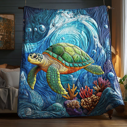 Oceanic Turtle WP2404049CL Quilt