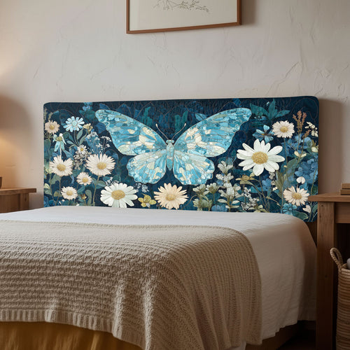 Butterfly Bloom Daisy CW1812002CL Quilted Headboard Slipcover