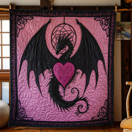 Dark Dragon Love WN1002006CL Quilt