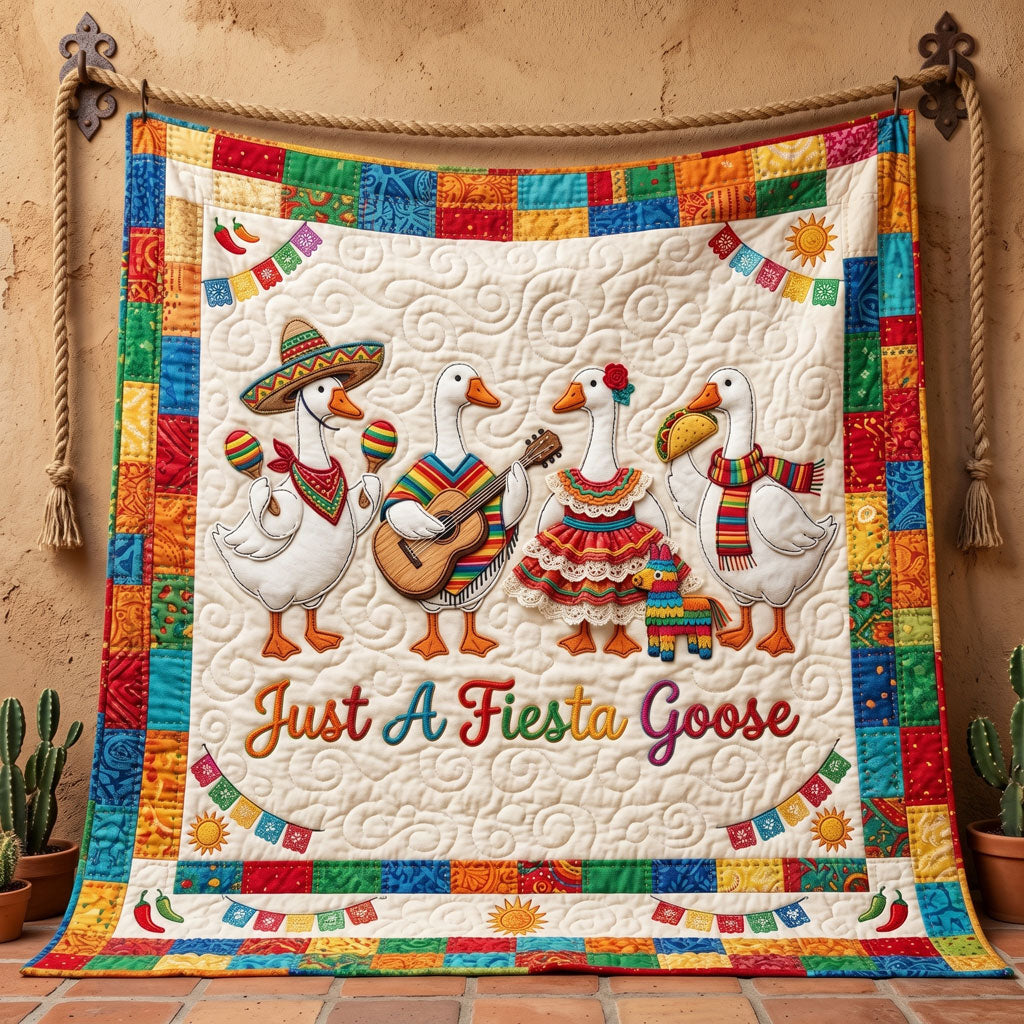 Fiesta Goose Squad WN1804006CL Quilt