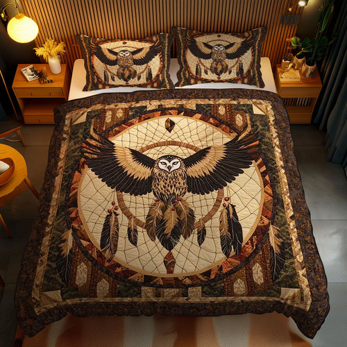 Native Owl Dreamcatcher WN2301071CL Duvet Cover Set