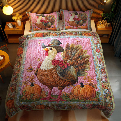 Rustic Turkey Cowboy WN0801099CL Duvet Cover Set