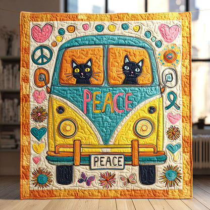 Cat Peace Wagon CW1411003CL Quilt
