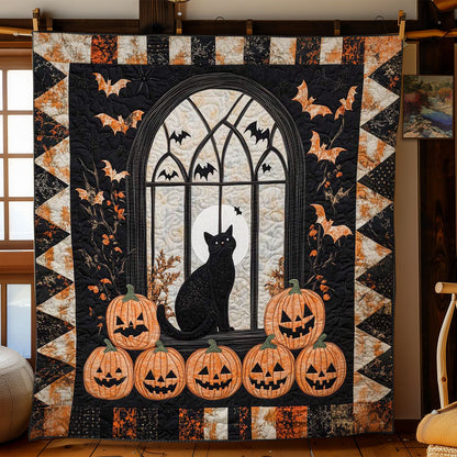 Moonlit Cat Shadows WN0702060CL Quilt