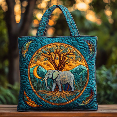 Elephant Galaxy WN1010016CL Quilted Tote Bag