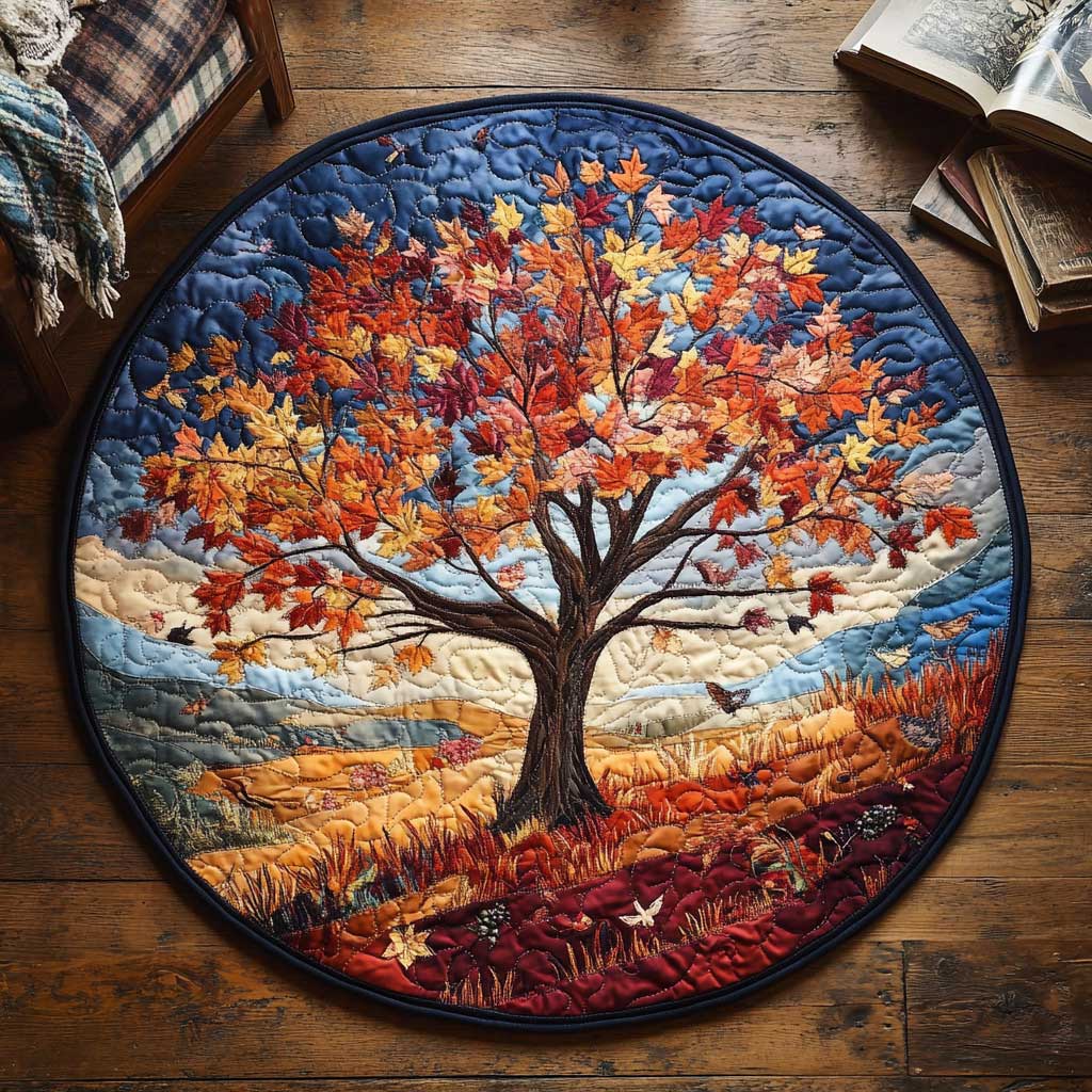 Golden Maple WN3103028CL Quilted Round Mat
