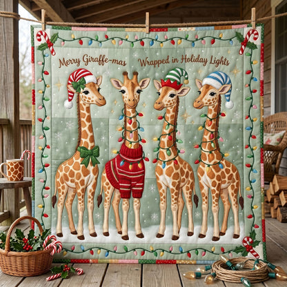 Merry Giraffe-mas Crew WN0606005CL Quilt