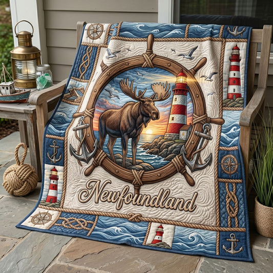 Lighthouse Moose Haven WN1605009CL Quilt