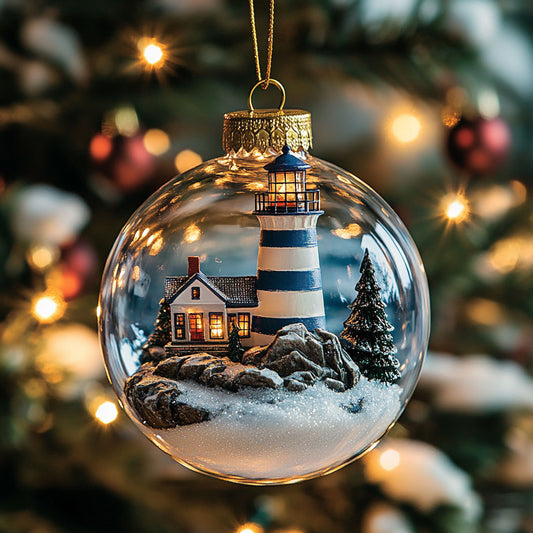 Lighthouse Cozy Noel WN2611057CL Christmas Ornament