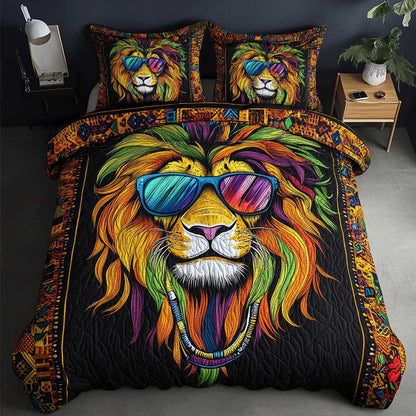 Blazing African Lion WN2402045CL Duvet Cover Set