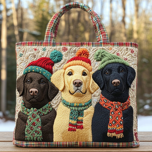 Winter Paws XR2910017CL Quilted Tote Bag
