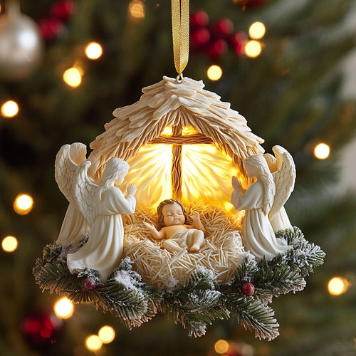 Holy Cradle CP0412094CL Christmas Ornament